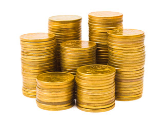 Stacks of coins