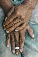 Fototapeta premium Man with Cigarette