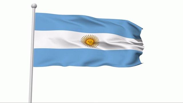 Fahne Argentinien PAL