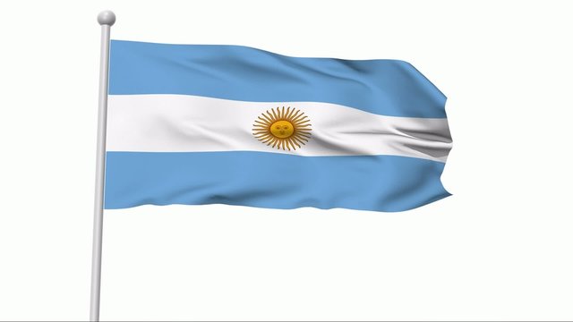 Fahne Argentinien NTSC