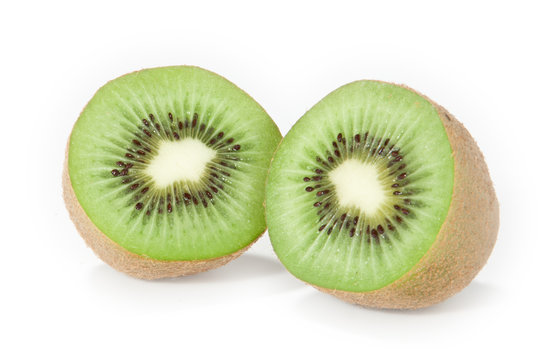 Eine halbierte Kiwifrucht