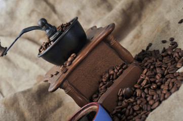 Manual coffee grinder