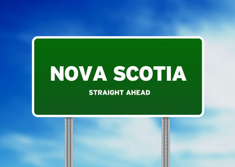 Nova Scotia Highway Sign