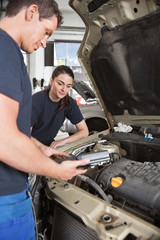 Mechanics with Diagnostic Equipment