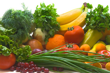 group of vegetables and fruits