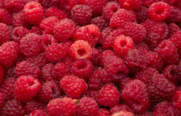 red raspberries
