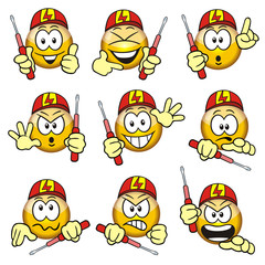 Bowl Faces Electrician