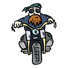 Doodle motobiker