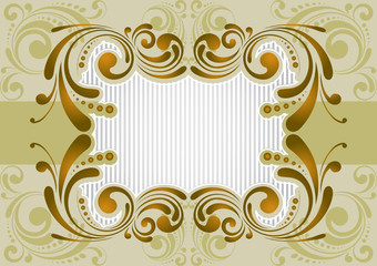 Retro golden background