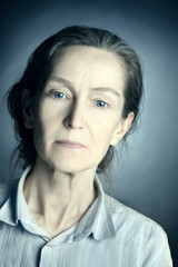 Portrait of beautiful senior woman