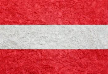 Paper  style flag of Austria
