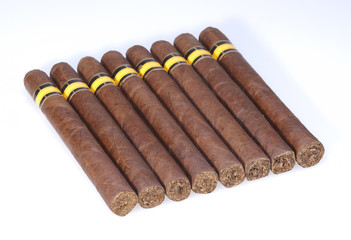 Cigars, isolated on white