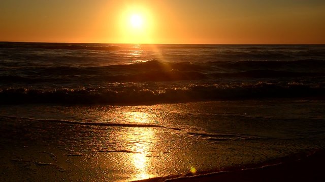 Mimizan plage - Landes - France / Coucher de soleil / Sunset