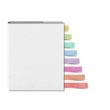 Blank White cover Book and Note pad recycled paper craft