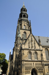 Fototapeta na wymiar Zwickauer Dom, Marienkirche, Zickau, Sachsen, Deutschland