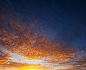 Obraz premium Sunset background