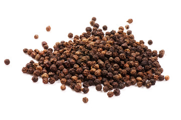 Black Peppercorns close up