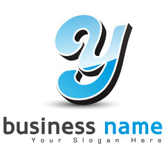 logo business design, lettre Y