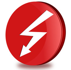 Electricity glossy icon