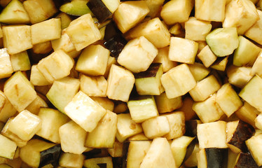 eggplant pieces