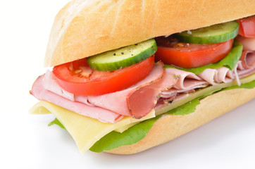 Leckeres Schinkensandwich