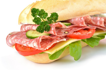 Delikates Salamisandwich