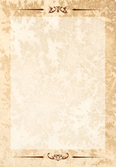 Ornamental vintage paper