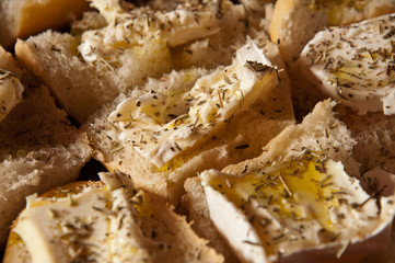 toasts au chévre chaud