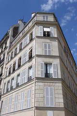 Immeuble du quartier de l'Hôtel-de-Ville à Paris