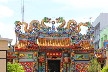 Obraz premium Chińska świątynia, Tajlandia.