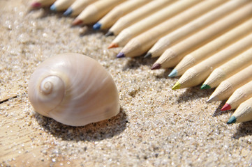 Coloriages à la plage