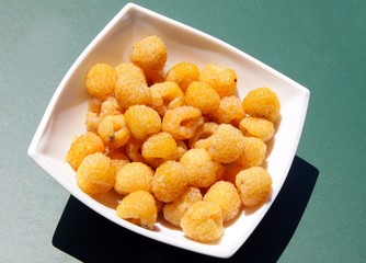 yellow raspberries