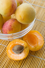 Ripe apricots