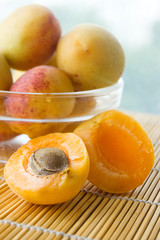 Ripe apricots