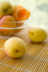 Fresh apricots