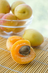 Fresh apricots