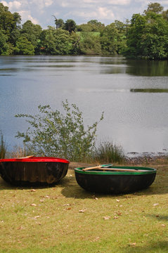 Old Coracle Boats