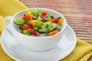 Diet vegetable soup