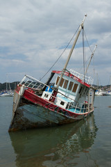 Derelict boat.