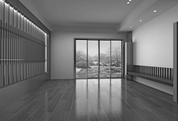 Interno vuoto da arredare