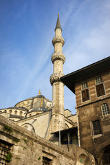 Fototapeta na wymiar Blue Mosque Architecture in Istanbul