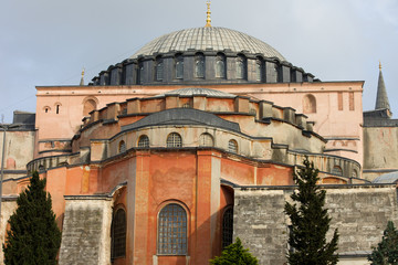 Fototapeta na wymiar Architektura bizantyjska Hagia Sophia