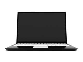 Image of computer technology on a white background isolated
