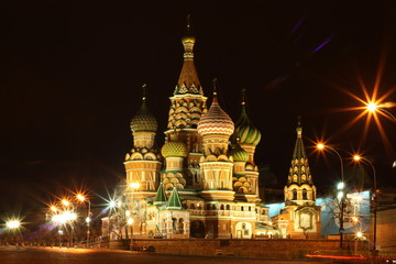 Fototapeta na wymiar Vasily Blazhennogo's cathedral