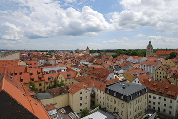 Naklejka na ściany i meble Regensburg city