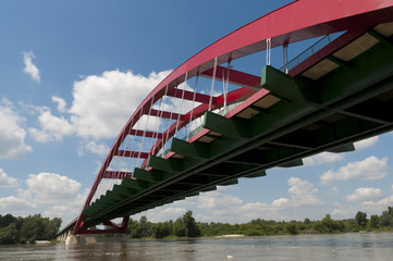 Most Puławy Polska - obrazy, fototapety, plakaty