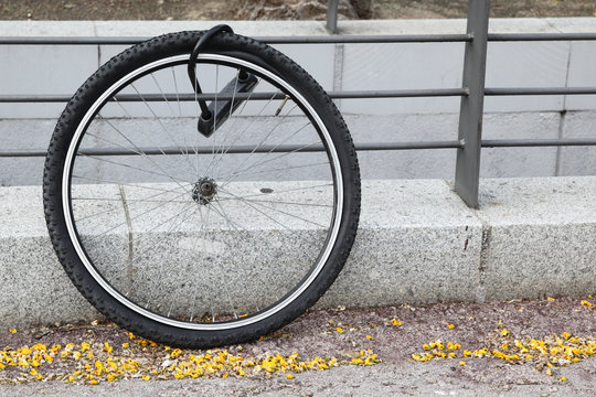 Wheel Of Stolen Bicycle