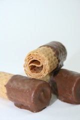 Waffelröllchen