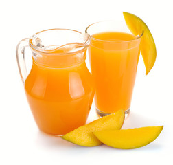 mango juice and fruit