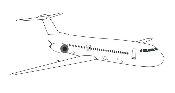 Schematic  airplane